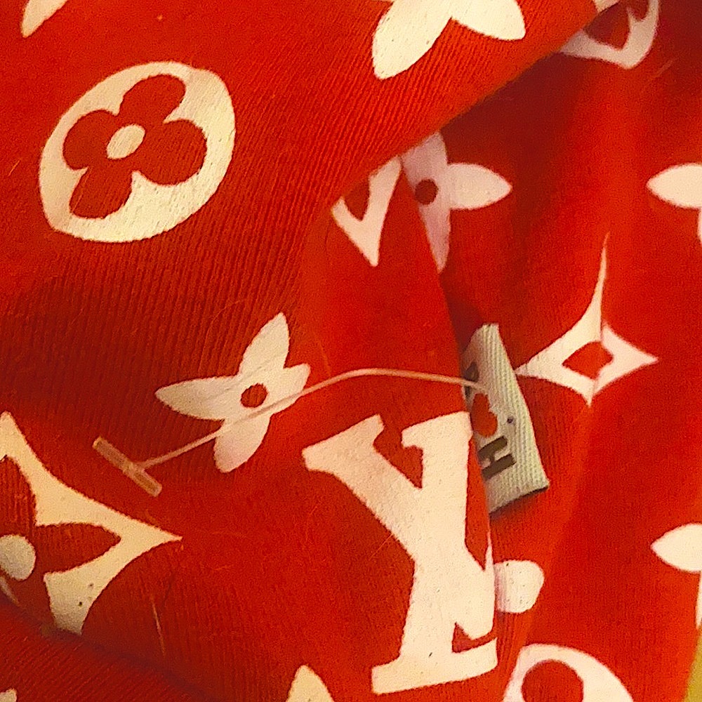 Pawmain “Pupreme” Supreme x Louis Vuitton Collab - Inspired Hoodie for Dogs - Picture 11 of 11